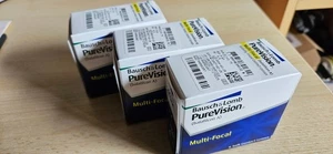 3x6 Kontaktlinsen Monatslinsen Bausch & Lomb Pure Vision Multi-Focal Tag+Nacht - Bild 1 von 2
