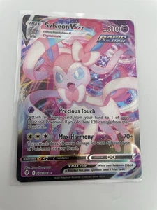 Pokémon TCG Sylveon Vmax Sword & Shield: Evolving Skies 075/203 Holo Ultra Rare - Picture 1 of 10