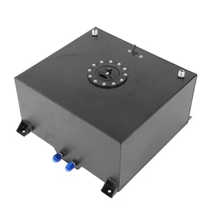 15 Gallon Aluminum Drifting Fuel Gas Tank with Level Gauge Sender Racing Car - Bild 1 von 12