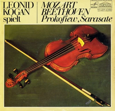 LEONID KOGAN Violin MOZART BEETHOVEN PROKOFIEV SARASATE Parnass 75537 LP Stereo - Image 1 of 3