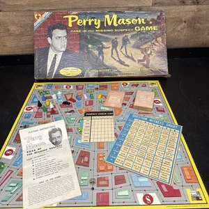 Vintage Board Game Perry Mason Case of The Missing Suspect Transogram 1959 - Picture 1 of 16