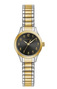 Caravelle by Bulova Women's Two-Tone Watch 45L185 Stretch Expansion Band SALE !! - Picture 1 of 8