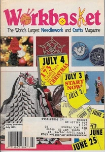 The Workbasket June/July 1993 VOL 58 #5 Home Arts Magazine - Picture 1 of 5