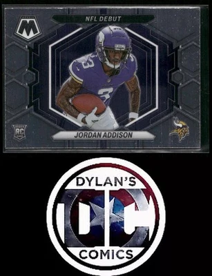 2023 Panini Mosaic #ND-14 Jordan Addison Minnesota Vikings - Image 1 of 2