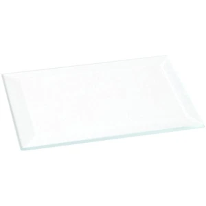 Plymor 2" x 3" Rectangle, 3mm Thick Beveled Clear Glass - Picture 1 of 1