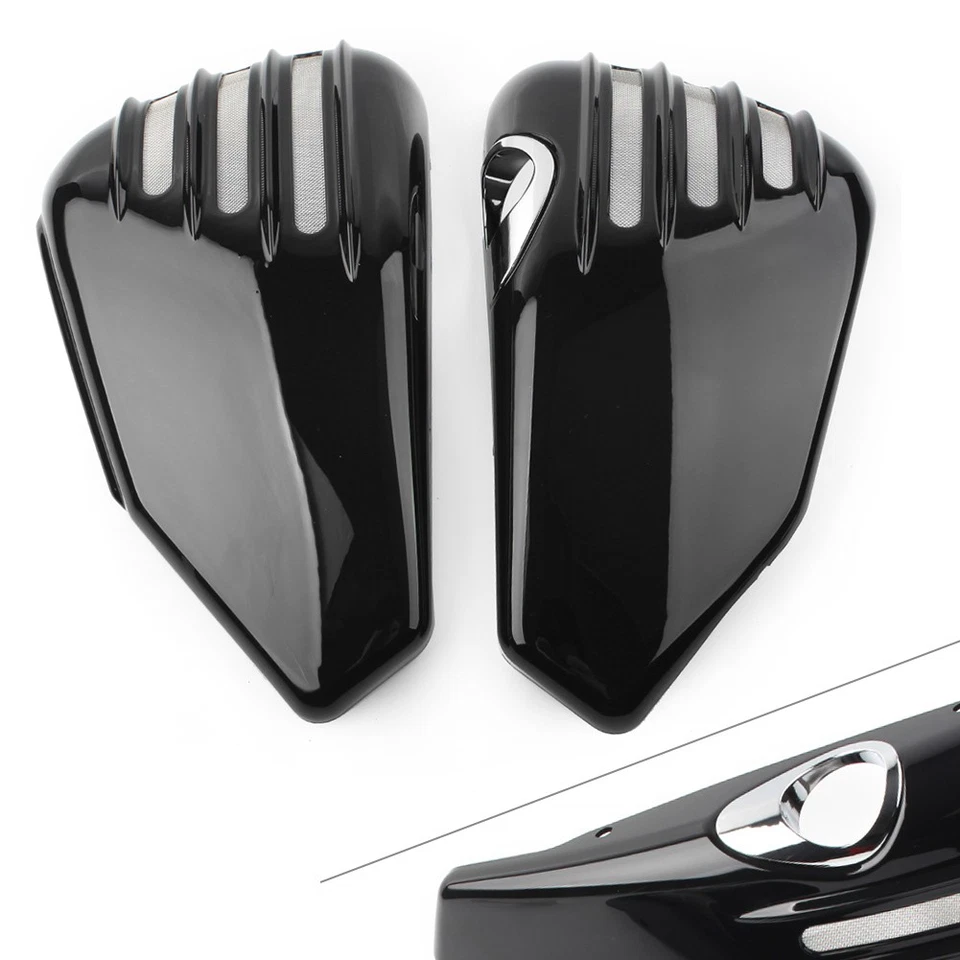 Par de cubiertas laterales de batería para Harley Davidson Sportster 1200 883 modelos 2004-13 Foto 1 de 4