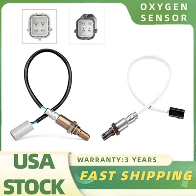 2x Sensor de oxígeno O2 aguas arriba + aguas abajo para Nissan Rogue 2,5 L L4 2008 2009 2010 Foto 1 de 4