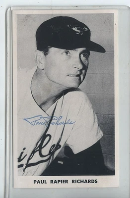 1957 Baltimore Orioles Team Issued Postcard Paul Richards - Image 1 of 2