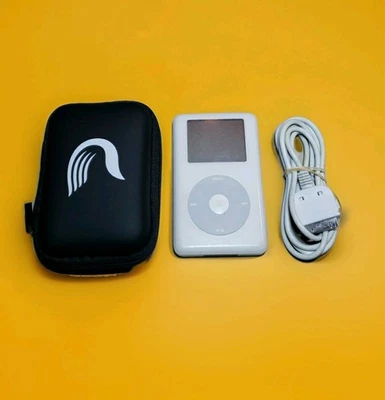 Apple iPod Classic 4th Gen White Click Wheel – 20GB (AS-IS, For Parts or Repair) - Image 1 of 4