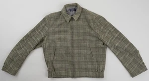 Vintage 60s 70s Pendleton Wool Plaid Bomber Jacket Womens L XL Made in USA - Picture 1 of 7