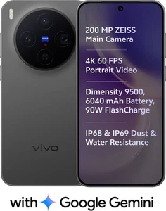 Vivo X300 (Elite Black, 512GB 12GB RAM) Dimensity 9500 Prozessor Global Version - Bild 1 von 9