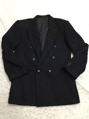 John Henry Suit Jacket Mens 38R Black Long Sleeve  Pockets - Image 1 of 4