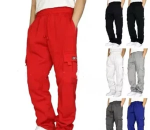 Men Pants Sweatpants Stretch Elastic Waist Jogger Sports Trousers Fashion. - Picture 1 of 1