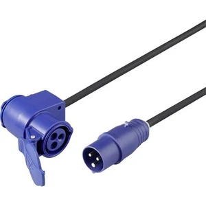 Sygonix SY-6684364 Strom Verlängerungskabel 16 A Blau, Schwarz 3 m H07RN-F 3G - Bild 1 von 3