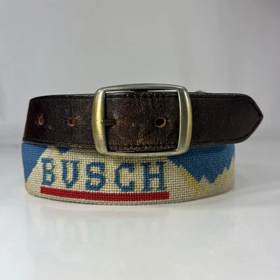 BUSCH Vintage Needlepoint Belt - Men's Size 32 - Image 1 of 4