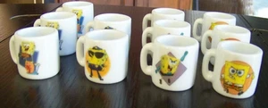 Mini tazas tazas • Bob Esponja pantalones cuadrados • Viacom 2002 • Lote de 11 - Imagen 1 de 6