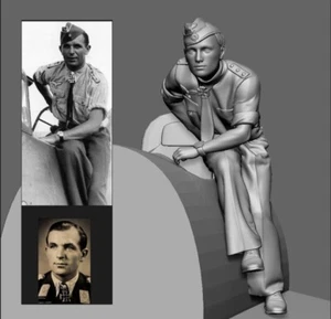 Peddinghaus 3 D Pression 1/32 32049 WWII Bataille De Grande-Bretagne German Ace - Photo 1 sur 1
