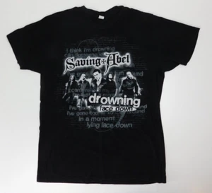 Saving Abel Drowning Face Tour 2009 T Shirt Size M - Picture 1 of 12