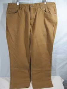 Mens Duluth Trading Heavy Canvas Work Pants 42X34 Outdoor Camping Hiking - Picture 1 of 7