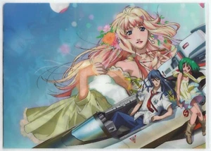 clear file folder Macross Frontier anime Sheryl Nome Ranka Lee Alto Saotome - Picture 1 of 2