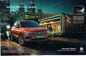 Publicité Advertising  038  2016   nouveau Tiguan  Volkswagen  ( 2p)   vw - Picture 1 of 1