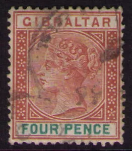 GIBRALTAR Collection 1886 SG1, 2, 3  QV KEVII KGV Stamps (Unsorted wmks / Perfs)