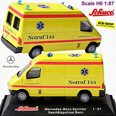Mercedes-Benz Sprinter Facelift Sanitätspolizei Bern Caja Techo Alto 1:87 - Imagen 1 de 4