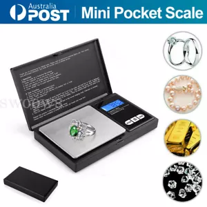Mini Pocket Small Digital Pans Gold Jewellery Weighing Scales Micro Mg - Picture 1 of 10