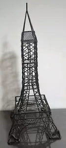 DE COLECCIÓN PARÍS TORRE EIFFEL ESTATUA METAL ESCULTURA FIGURA ACERO SOLDADO DECORACIÓN DEL HOGAR - Imagen 1 de 1