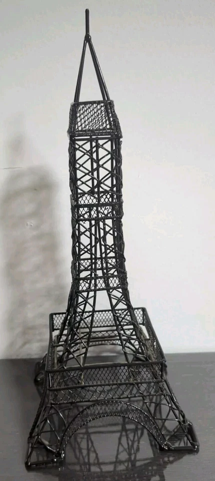 DE COLECCIÓN PARÍS TORRE EIFFEL ESTATUA METAL ESCULTURA FIGURA ACERO SOLDADO DECORACIÓN DEL HOGAR  - Imagen 1 de 1