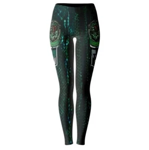 Harry Potter Sytherin High Waist Damen Leggings Yogahose XS-4XL - Bild 1 von 4