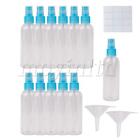 12pcs Plastic Spray Bottle 100ml Transparent Blue Pack of 12