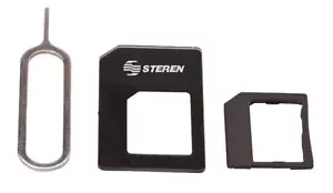 Steren Sim Card Adaptor Kit Nano/Micro/Full Size with Sim Tray Key - Picture 1 of 1