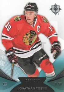 2012-13 Ultimate Collection Chicago Blackhawks Hockey Card #5 Jonathan Toews