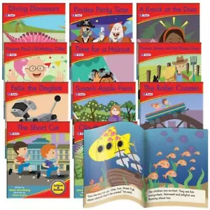 12 Decodable Readers Phase 6 - Spelling - Fiction Books - By Junior Learning Jun - Picture 1 of 5