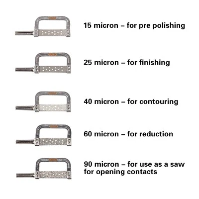 Tiras automáticas de reducción de esmalte interproximal de ortodoncia dental IPR 15-90 HD Foto 1 de 4