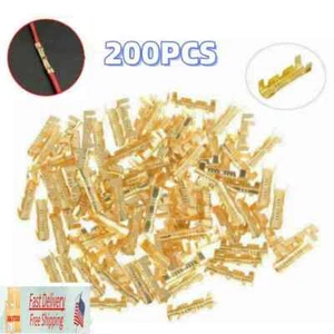 Auto Messing Kupfer 0,5-1,5 mm² Crimp Elektro Draht Verbinder Klemmen 200 Stück - Bild 1 von 5