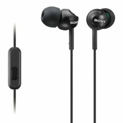 Sony MDREX110APB.CE7 Deep Bass Earphones with Smartphone Control and Mic - Black - Image 1 of 1