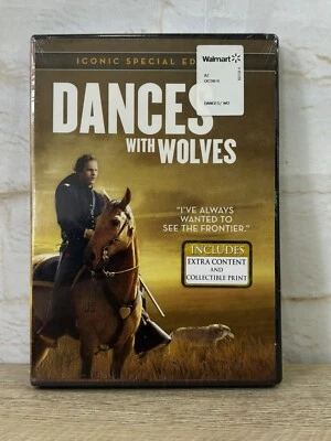 Dances with Wolves Iconic Special Edition DVD Kevin Costner Extra Content NEW - Image 1 of 4
