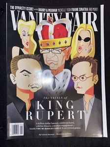 RUPERT MURDOCH PRINCE HARRY MEGHAN MARKLE - Vanity Fair Magazine - May 2023 106p - Imagen 1 de 2