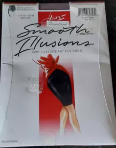 Hanes Smooth Illusions Contouring Pantyhose French Panty Sz EF Dark Taupe 636 - Picture 1 of 2