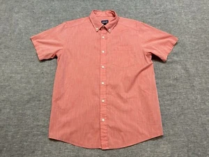 Patagonia Shirt Mens Medium Red Button-Up Short Sleeve Chest Pocket Organic - Picture 1 of 11