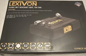 	Torx Bit Socket Set Premium S2 Alloy Steel | 13-Piece Star T8 - T60 Set 	 - Picture 1 of 7