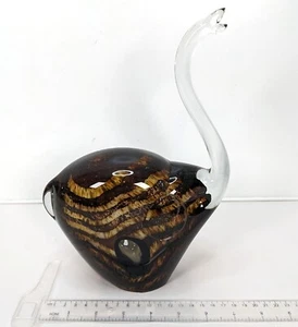 Vintage Large Murano Art Glass Elephant Sculpture Figurine 10.5 inches High A8 - Picture 1 of 18