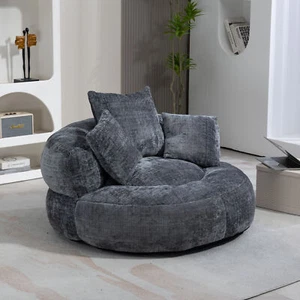 COOLMORE Lazy Sofa Durable Comfort Lounger High Back Bean Bag Chair Couch With T - Picture 1 of 12