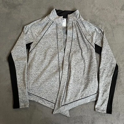 Chaqueta Blazer Informal Victoria's Secret VSX Deportiva Gris Sin Cremallera Para Mujer Talla XS Foto 1 de 4