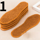 5 Pairs Faux Sheep Wool and Fleece Shoe-pad Boot Insole Comfy Feet Soft Winter