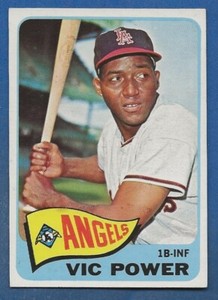 1965 Topps Baseball Vic Power #442 California Angels EX-MT+