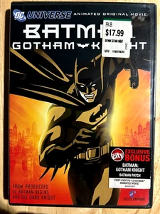 Batman : Gotham Knight  (DVD 2008 Animated Widescreen NEW) - Imagen 1 de 2