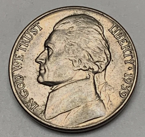 1939-P Jefferson Nickel ***XF*** Cover